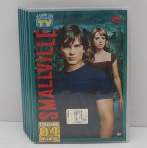 Smallville Quarta Stagione Completa 4 con 6 DVD in Italiano Episodi 1-22 TV Sorrisi e Canzoni Versione da edicola