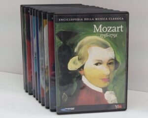 Enciclopedia della musica classica. Raccolta Completa con n. 10 DVD in Italiano con Cofanetto. Versione da edicola