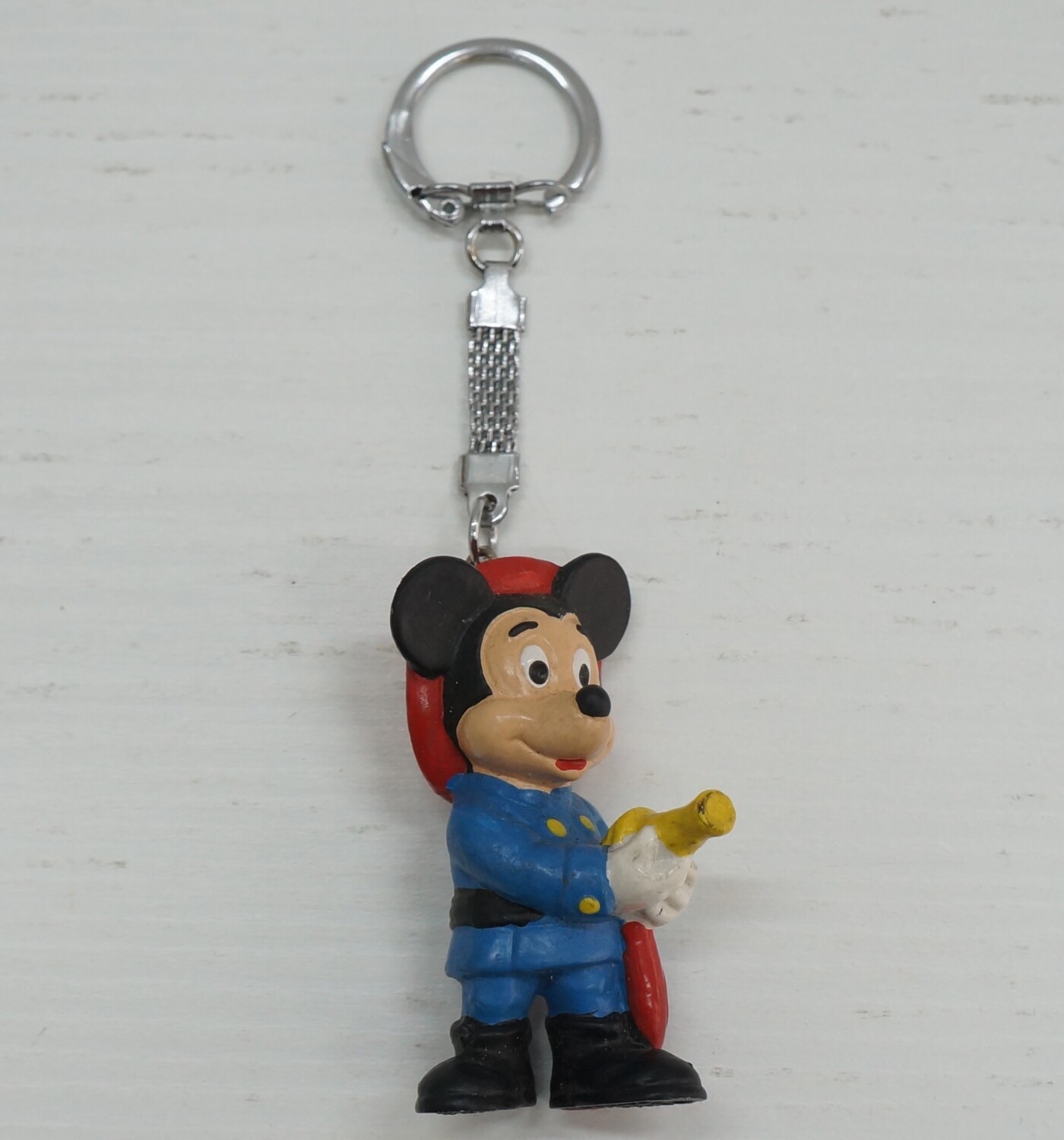 Portachiavi Topolino Mickey Mouse pompiere 6 cm Disney Bullyland