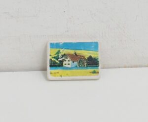 Mulino Bianco Gommina Paesaggio del Mulino. Vintage anni '80