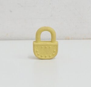 Mulino Bianco Gommina Lucchetto Giallo. Vintage anni '80