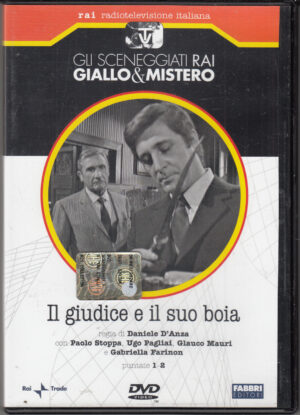 Il giudice e il suo boia. Miniserie TV Completa (Episodi 1-2). DVD in Italiano. Gli sceneggiati Rai Giallo e Mistero. Versione da edicola