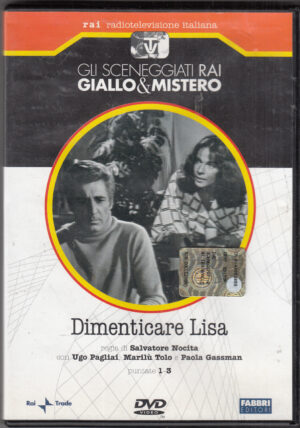 Dimenticare Lisa - Miniserie TV Completa (Episodi 1-3) DVD in Italiano - Sceneggiati Rai Giallo e Mistero - Versione da edicola