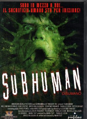 Subhuman - Disumano DVD in Italiano