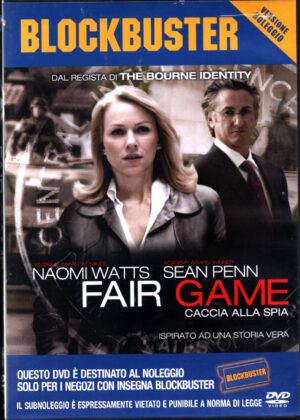 Fair Game. Caccia alla spia DVD in Italiano Versione Noleggio