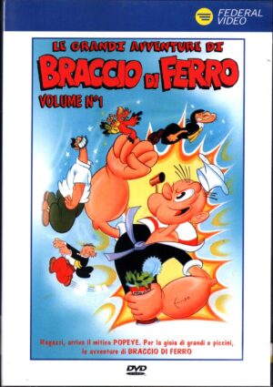Le Grandi Avventure Di Braccio Di Ferro Vol.1 con DVD in Italiano