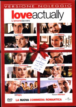 Love Actually DVD in Italiano Versione Noleggio
