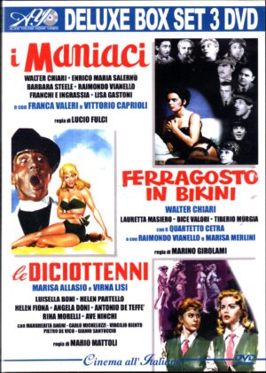I Mamiaci, Ferragosto in Bikini , le Diciottene Deluxe BOX SET con 3 DVD in Italiano Raimondo Vianello