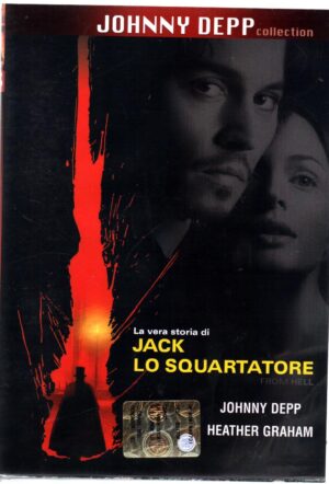 La vera storia di Jack lo squartatore con Jonny Deepp. DVD in Italiano. Versione da edicola
