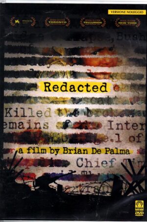 Redacted DVD in Italiano Versione Noleggio