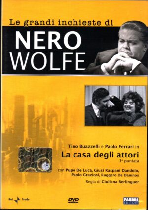 La casa degli attori Prima Puntata Le Grandi Inchieste di nero Wolfe DVD in Italiano Versione da edicola