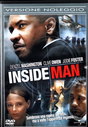 Inside Man DVD in Italiano Versione Noleggio