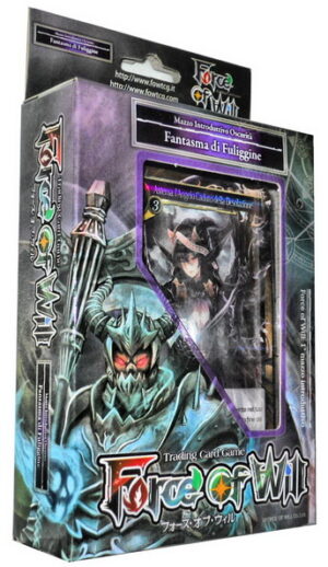 Fantasma di Fuliggine, Mazzo Introduttivo Oscurita'. Force of Will Mazzo con 50 Carte Card in Italiano