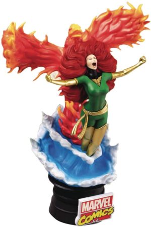 Phoenix Diorama Stage 020. D-Stage PVC 15 cm Action Figure Marvel Comics. Beast Kingdom