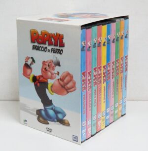 Popeye Braccio di Ferro - Cofanetto con n. 10 DVD in Italiano. Versione da Edicola