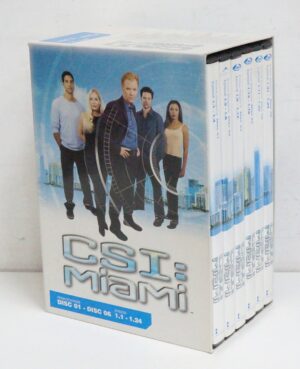 CSI  Miami - Prima Stagione 1 Completa. Episodi 1-24 con n. 6 DVD in Italiano con Cofanetto. Versione da Edicola