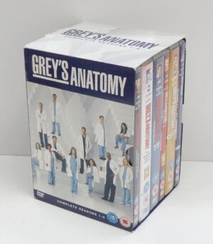 Grey's Anatomy Seasons 1-6. Stagioni 1-6 Complete con n. 31 DVD in Inglese con Cofanetto