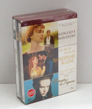 Classici Intramontabili - Cofanetto con n. 3 DVD in Italiano (Orgoglio e Pregiudizio, Shakespeare in Love, Ritratto di Signora)