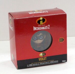 Funko 5 Star. Violet - Incredibles 2, Gli Incredibili 2. Disney Pixar Action Figure. Funko