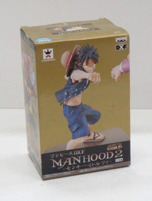 One Piece - Manhood 2. DXF Gold Action Figure D. Luffy. Banpresto