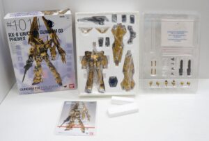 Gundam 03 Unicorn Phoenix RX-0. Gundam Fix Figuration Metal Composite. Action Figure cm 22. Bandai