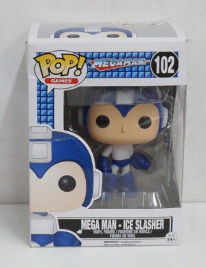 Funko Pop! Games: Mega Man Ice Slasher. Mega Man n. 102. Action Figure cm 10. Funko