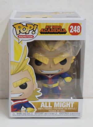 Funko Pop! Animation: All Might. My Hero Academia n. 248. Action Figure cm 10. Funko