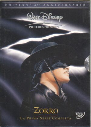 Zorro - La Prima Serie Completa. Edizione 45° Anniversario. Cofanetto con n. 3 DVD in Italiano