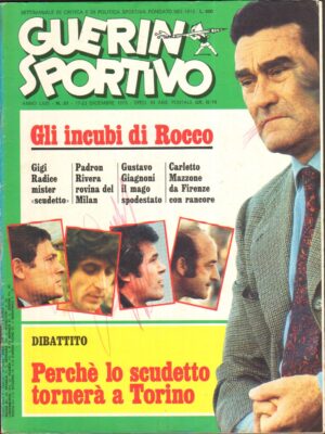 Rivista Guerin Sportivo n. 51 del 17-23 Dicembre 1975