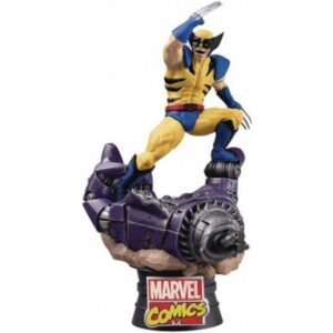 Wolverine Diorama Stage 021. D-Stage PVC 15 cm Action Figure Marvel Comics. Beast Kingdom
