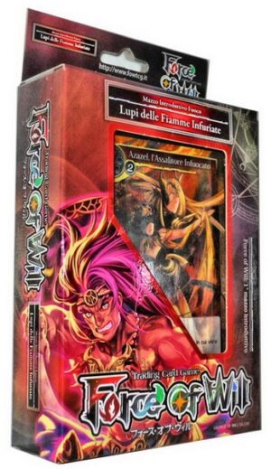 Lupi delle Fiamme Infuriate, Mazzo Introduttivo Fuoco. Force of Will Mazzo con 50 Carte Card in Italiano