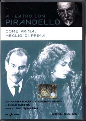 Come prima meglio di prima. A Teatro con Pirandello vol. 21. DVD in Italiano. Versione da edicola