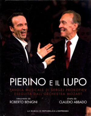 Pierino e il Lupo  Roberto Benigni DIGIBOOK ( Libro + DVD)  in Italiano