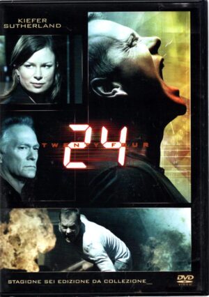 24 Kiefer Sutherland. Stagione 6 Completa. Episodi 1-24. Box con n. 7 DVD in Italiano