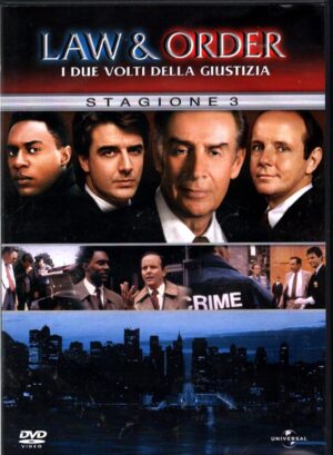 Law & order - I due volti della giustizia Terza Stagione 3 con 5 DVD in Italiano