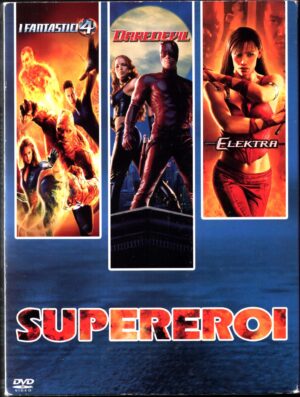 Supereroi - I fantastici 4+ Daredevil + Elektra con 3 DVD in Italiano