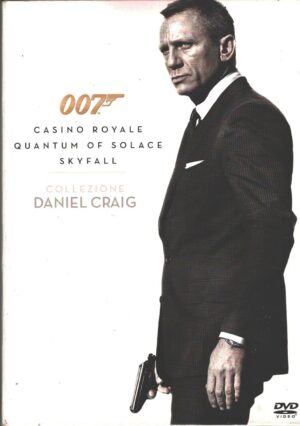 007 Collezione Daniel Craig - Raccolta 3 Fiml (3 DVD) con Cofanetto - DVD in Italiano (Casino Royale, Quantum of Solace, Skyfall)