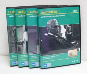 La cittadella - I Grandi Sceneggiati Rai DVD Miniserie TV Completa SENZA COFANETTO (Episodi 1-7) (4 DVD) Versione da edicola - DVD in Italiano