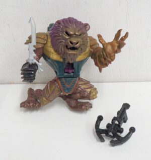 Mighty Max - The Conqueror (Leone) con Armi. Figure Vintage cm 10. 1984 Blue Bird