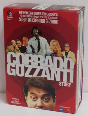 Corrado Guzzanti Story. Antologia Libera dei Personaggi. Cofanetto con n. 4 DVD in Italiano. Versione da edicola