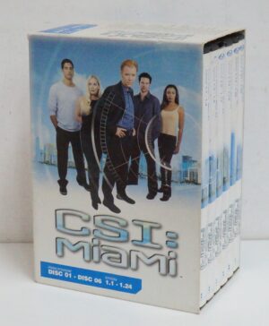 CSI Miami. Prima Stagione 1 Completa. Episodi 1-24 con n. 6 DVD in Italiano con Cofanetto. Versione da Edicola