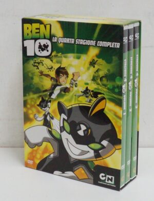 Ben 10 - Quarta Stagione 4 Completa. Episodi 1-13 con n. 3 DVD in Italiano con Cofanetto