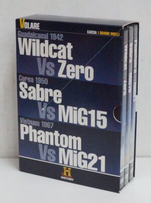 Caccia I Grandi Duelli. Allegato di Volare. Cofanetto con n. 3 DVD in Italiano. Versione da Edicola
