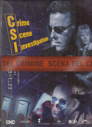 CSI Crime Scene Investigation. Stagione 1. Seconda Parte (Episodi 13-23) con n. 3 DVD in Italiano con Cofanetto