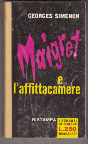 Maigret e l'affittacamere di Georges Simenon - I romanzi di Simenon n. 156 (Ristampa) ed. A. Mondadori