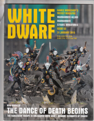 Rivista White Dwarf WD 31 January 2015. Warhammer – In Inglese ed. Games Workshop