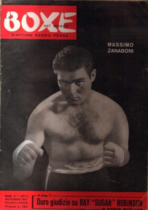 Rivista La boxe nel mondo. N. 11 - Novembre 1957