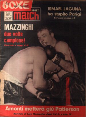 Rivista La boxe nel mondo (Sport Match). N. 23 - 5 Dicembre 1963