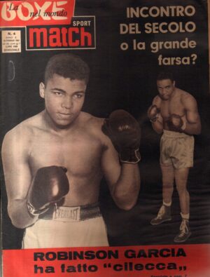 Rivista La boxe nel mondo (Sport Match). Sonny Liston VS Cassius Clay. N. 4 - 20 Febbraio 1964