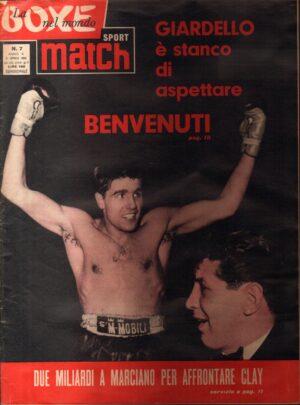Rivista La boxe nel mondo (Sport Match). N. 7 - 5 Aprile 1964